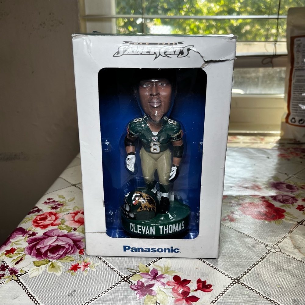Panasonic Cleven Thomas Bobblehead in Green and Gold